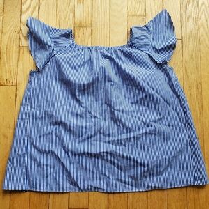 Zara Girls • Open Back Flutter Shirt • Size 13/14